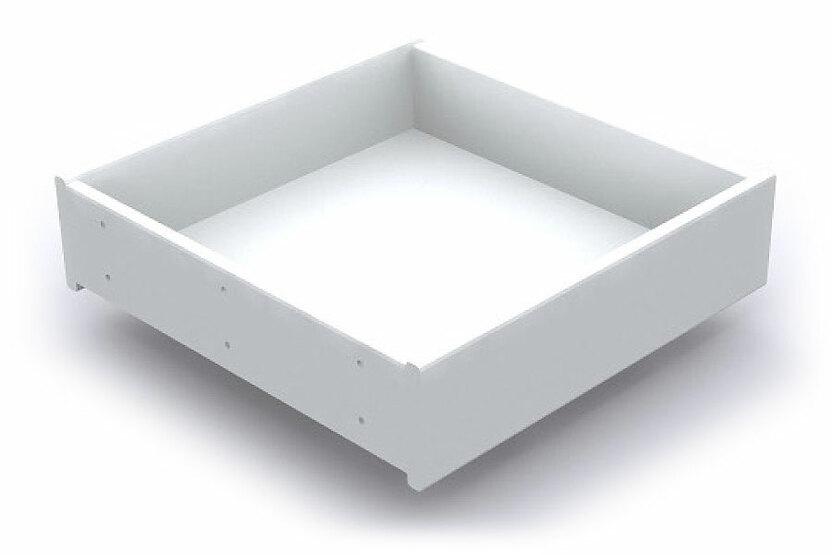 Dekorschubkasten in weiß mit dezenter Schattierung